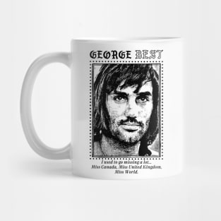 George Best / Retro Fan Quote Design 3 Mug